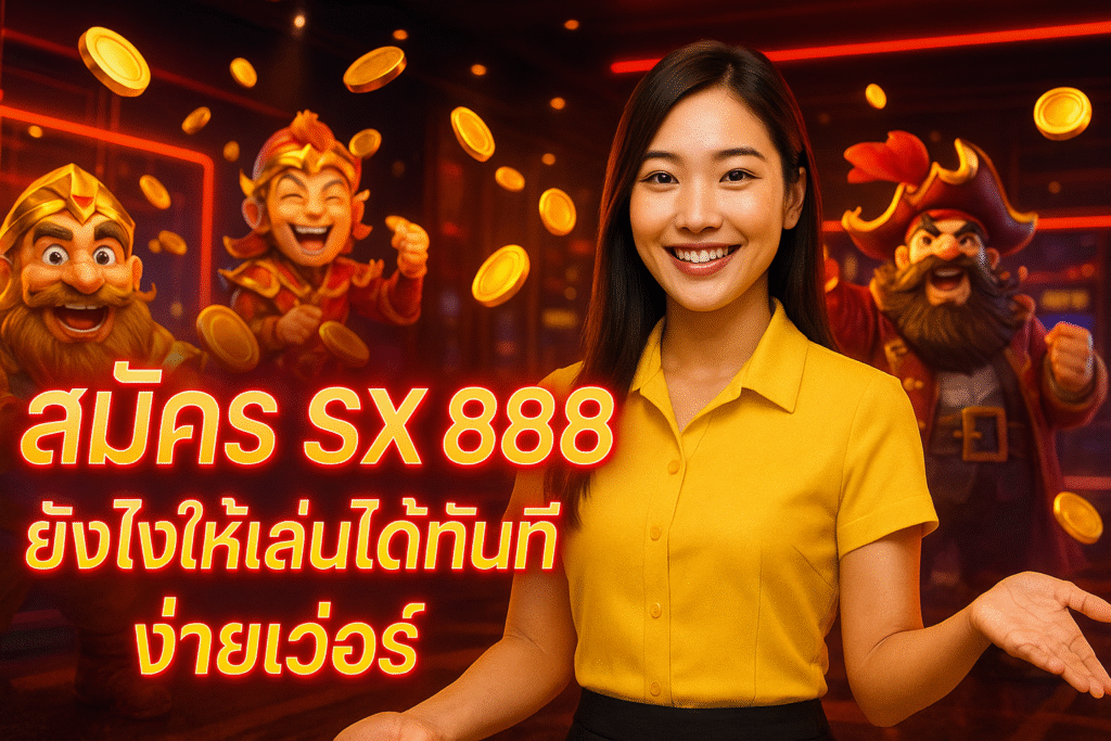 สมัคร SX 888 ยังไงให้เล่นได้ทันที ง่ายเว่อร์