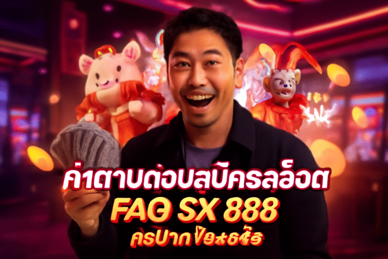 คำถามก่อนสมัครสล็อต — FAQ SX 888 ครบทุกข้อสงสัย